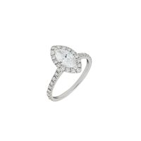 Ring Crivelli Woman in White Gold Diamante 327-2905-MOD